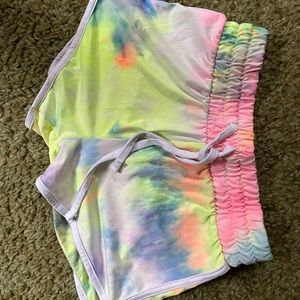 Tie dye shorts